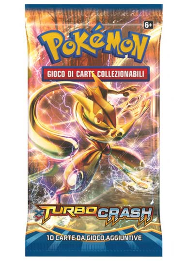 Bustina XY - Turbo Crash - ITA - Artwork Casuale - 10 Carte POKEMON