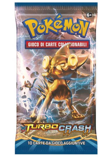 Bustina XY - Turbo Crash - ITA - Artwork Casuale - 10 Carte POKEMON