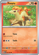 Ponyta 077/165 Reverse Holo - ITA - Near Mint - Scarlatto e Violetto - 151 - Carta Pokemon
