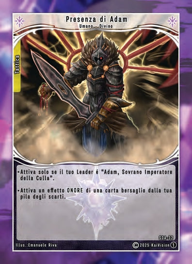 Presenza di Adam SDA - 32   - 1a Edizione - ITA - Near Mint - Structure Deck Anniversary - Carta Creatures of Exo