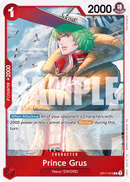 Prince Grus OP11-013 - Character Rosso Rare - Near Mint - A Fist of Divine Speed - Carta One Piece Card Game