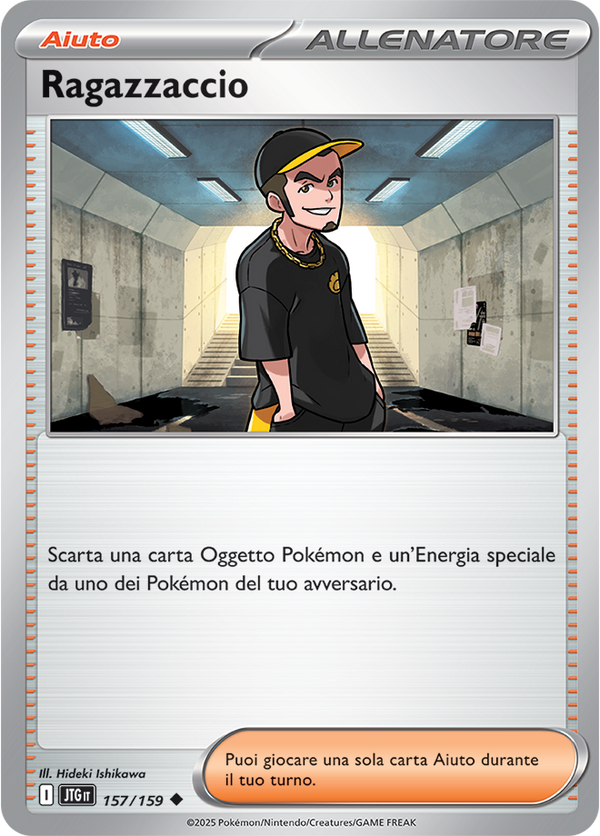 Ragazzaccio JTG 157/159 - ITA - Near Mint - Scarlatto e Violetto - Avventure Insieme - Carta Pokemon