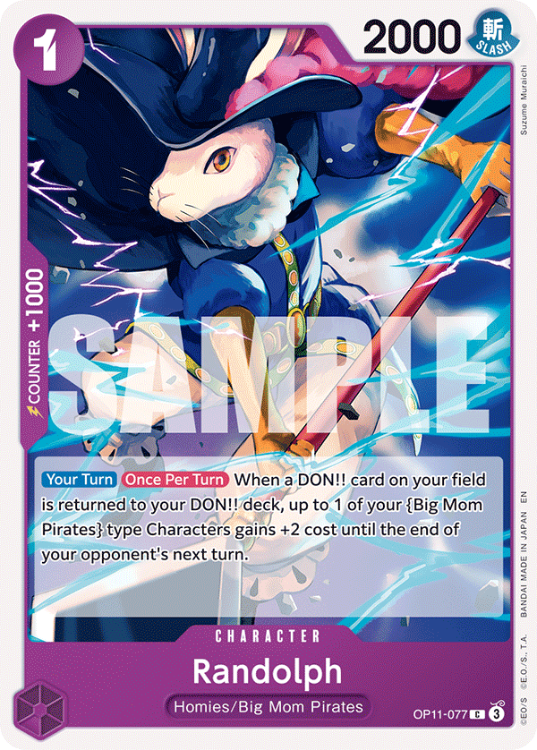 Randolph OP11-077 - Character Viola Common - Near Mint - A Fist of Divine Speed - Carta One Piece Card Game