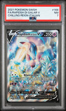 Rapidash di Galar V CRE 168/198 Illustrazione Speciale Alternative Art - ITA - Near Mint - Gradata PSA 7 - Spada e Scudo - Regno Glaciale - Carta Pokemon