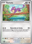 Rattata 019/165 Reverse Holo - ITA - Near Mint - Scarlatto e Violetto - 151 - Carta Pokemon