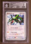 Rayquaza ex DR 97/97 Ultra Rara Holo - ITA - Near Mint - Gradata BGS 7 - EX - Drago - Carta Pokemon