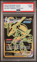 Rayquaza-VMAX TG29/TG30 Black Gold Trainer Gallery - ITA - Mint - Gradata PSA 9 - Spada e Scudo - Tempesta Argentata - Carta Pokemon