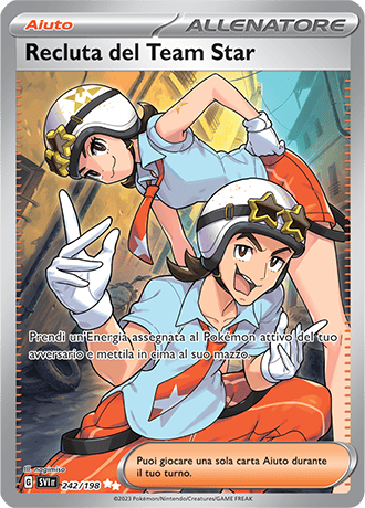 Recluta del Team Star 242/198 Full Art - ITA - Near Mint - Scarlatto e Violetto - Carta Pokemon