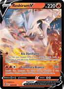 Reshiram-V 024/195 - ITA - Near Mint - Spada e Scudo - Tempesta Argentata - Carta Pokemon