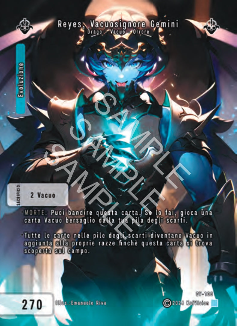 Reyes, Vacuosignore Gemini OV - 103 Non Comune Full Art - 1a Edizione - ITA - Near Mint - Oppressione Vacua - Carta Creatures of Exo