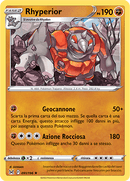 Rhyperior 091/196 Reverse Holo - ITA - Near Mint - Spada e Scudo - Origine Perduta - Carta Pokemon