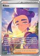 Riben 174/131 Alternative Art - ITA - Near Mint - Scarlatto e Violetto - Evoluzioni Prismatiche - Carta Pokemon