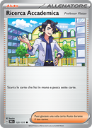 Ricerca Accademica (Professor Platan) 125/131 Reverse Holo Pokéball - ITA - Near Mint - Scarlatto e Violetto - Evoluzioni Prismatiche - Carta Pokemon