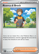 Ricerca di Brock 146/159 - ITA - Near Mint - Scarlatto e Violetto - Avventure Insieme - Carta Pokemon