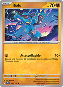 Riolu 050/131 Reverse Holo Masterball - ITA - Near Mint - Scarlatto e Violetto - Evoluzioni Prismatiche - Carta Pokemon