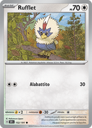 Rufflet 152/191 Reverse Holo - ITA - Near Mint - Scarlatto e Violetto - Scintille Folgoranti - Carta Pokemon