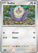 Rufflet BLK 077/086 Reverse Holo - ITA - Near Mint - Scarlatto e Violetto - Luce Nera - Carta Pokemon