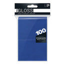 100 Bustine protettive Blu Gloss Sleeves ULTRA PRO Standard Size 66 x 91 mm