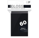 60 Bustine protettive Nero Gloss Sleeves ULTRA PRO Japanese Small Size 62 x 89 mm