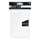 100 Bustine protettive Bianco Matte Sleeves ULTRA PRO Standard Size 66 x 91 mm