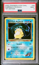 Sabrina's Psyduck GC 099/132 Comune - ENG - Mint - Gradata PSA 9 - Gym Challenge - Carta Pokemon