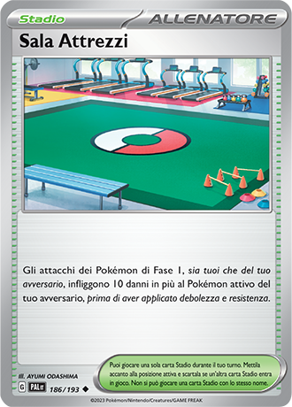 Sala Attrezzi 186/193 Reverse Holo - ITA - Near Mint - Scarlatto e Violetto - Evoluzioni a Paldea - Carta Pokemon