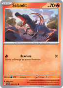 Salandit ASC 034/217 Comune Ball Reverse - ITA - Near Mint - Megaevoluzione - Ascesa Eroica - Carta Pokemon