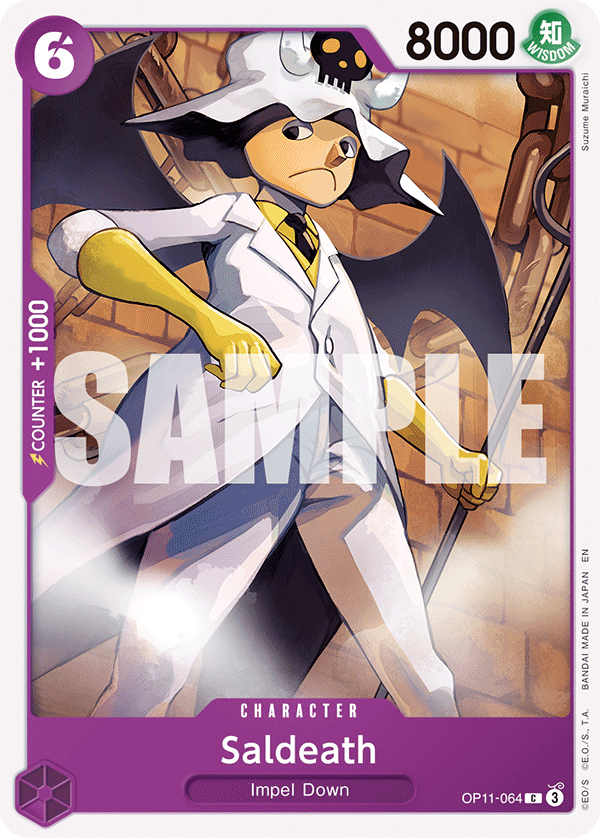 Saldeath OP11-064 - Character Viola Common - Near Mint - A Fist of Divine Speed - Carta One Piece Card Game