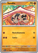 Sandile 115/198 Reverse Holo - ITA - Near Mint - Scarlatto e Violetto - Carta Pokemon