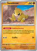 Sandshrew 027/165 - ITA - Near Mint - Scarlatto e Violetto - 151 - Carta Pokemon