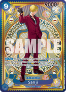 Sanji OP06-119 - Character Blu Special Rare - Near Mint - A Fist of Divine Speed - Carta One Piece Card Game