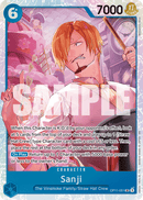 Sanji OP11-051 V1 - Character Blu Super Rare - Near Mint - A Fist of Divine Speed - Carta One Piece Card Game