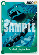 Scaled Neptunian OP11-026 - Character Verde Common - Near Mint - A Fist of Divine Speed - Carta One Piece Card Game