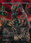 Scolopendra, Sferza della Mente Alveare CS - 116 Grid Foil  - 1a Edizione - ITA - Near Mint - Custodi della Storia - Carta Creatures of Exo