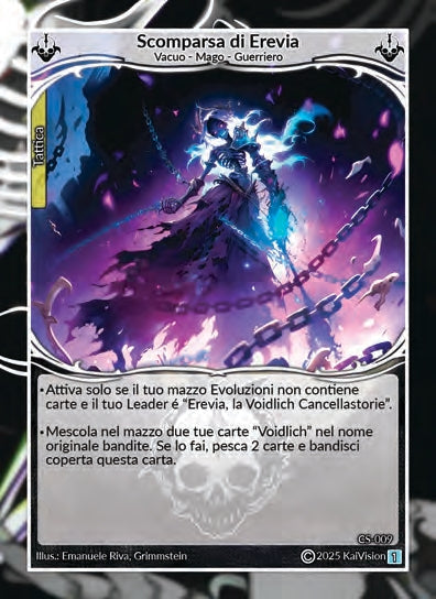 Scomparsa di Erevia CS - 009   - 1a Edizione - ITA - Near Mint - Custodi della Storia - Carta Creatures of Exo