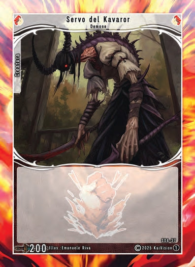 Servo del Kavaror SDA - 37   - 1a Edizione - ITA - Near Mint - Structure Deck Anniversary - Carta Creatures of Exo