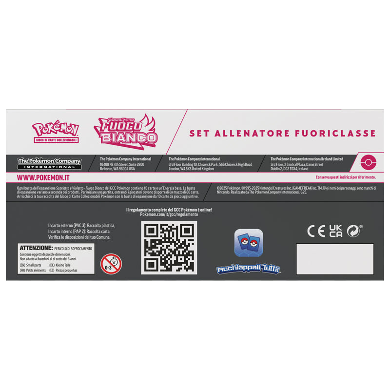 Set Allenatore Fuoriclasse - Scarlatto e Violetto - Fuoco Bianco - ITA