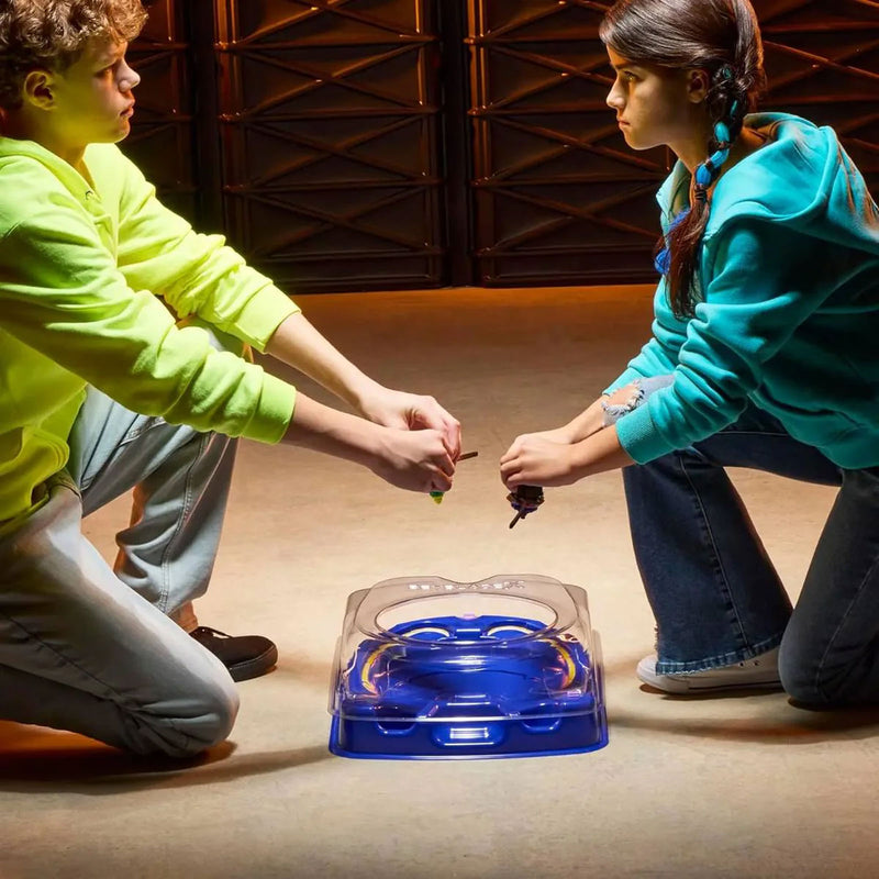 Set Arena Drop Attack - Impact Drake 9-60LR vs Hover Wyvern 3-85N - G0842 - BEYBLADE X con arena e Lanciatori