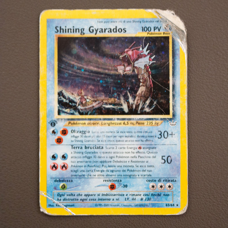 Shining Gyarados NR 65/64 Rara Holo - ITA - Poor - Neo Revelation