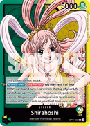 Shirahoshi OP11-022 V1 - Leader Verde/Giallo Leader - Near Mint - A Fist of Divine Speed - Carta One Piece Card Game