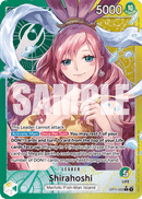 Shirahoshi OP11-022 V2 - Leader Verde/Giallo Alternate Art - Near Mint - A Fist of Divine Speed - Carta One Piece Card Game