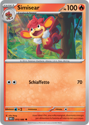 Simisear WHT 015/086 - ITA - Near Mint - Scarlatto e Violetto - Fuoco Bianco - Carta Pokemon