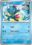 Sneasel 013/064 Comune - ITA - Near Mint - Scarlatto e Violetto - Segreto Fiabesco - Carta Pokemon