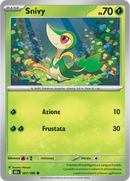 Snivy BLK 001/086 Reverse Holo Master Ball - ITA - Near Mint - Scarlatto e Violetto - Luce Nera - Carta Pokemon
