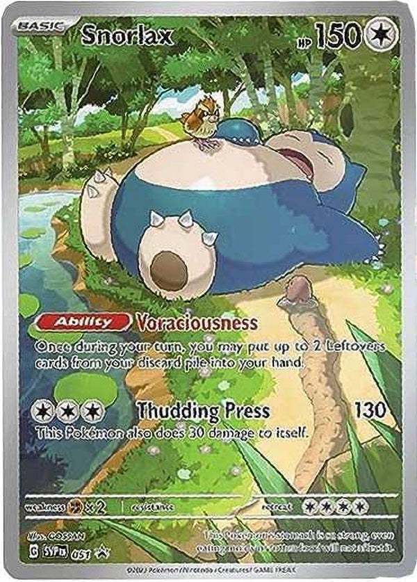 Snorlax SVP 051 Illustrazione Rara ETB 151 - ENG - Mint Sigillata - Promo Scarlatto e Violetto - Carta Pokemon