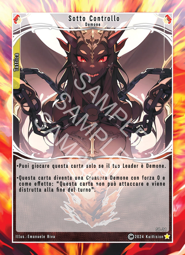 Sotto Controllo ST - 21 Rara Foil - 1a Edizione - ITA - Near Mint - Serie Torneo - Carta Creatures of Exo