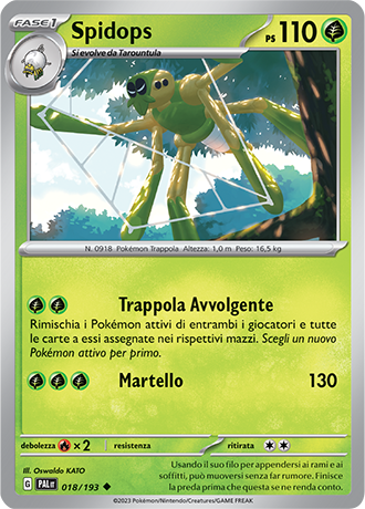 Spidops 018/193 Reverse Holo - ITA - Near Mint - Scarlatto e Violetto