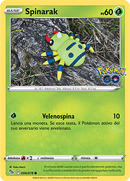 Spinarak 006/078 Reverse Holo - ITA - Near Mint - Spada e Scudo - Pokemon GO - Carta Pokemon