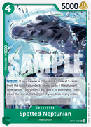 Spotted Neptunian OP11-036 - Character Verde Uncommon - Near Mint - A Fist of Divine Speed - Carta One Piece Card Game