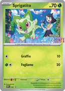 Sprigatito SVP 191 Holo - ITA - Near Mint - Promo Scarlatto e Violetto - Carta Pokemon